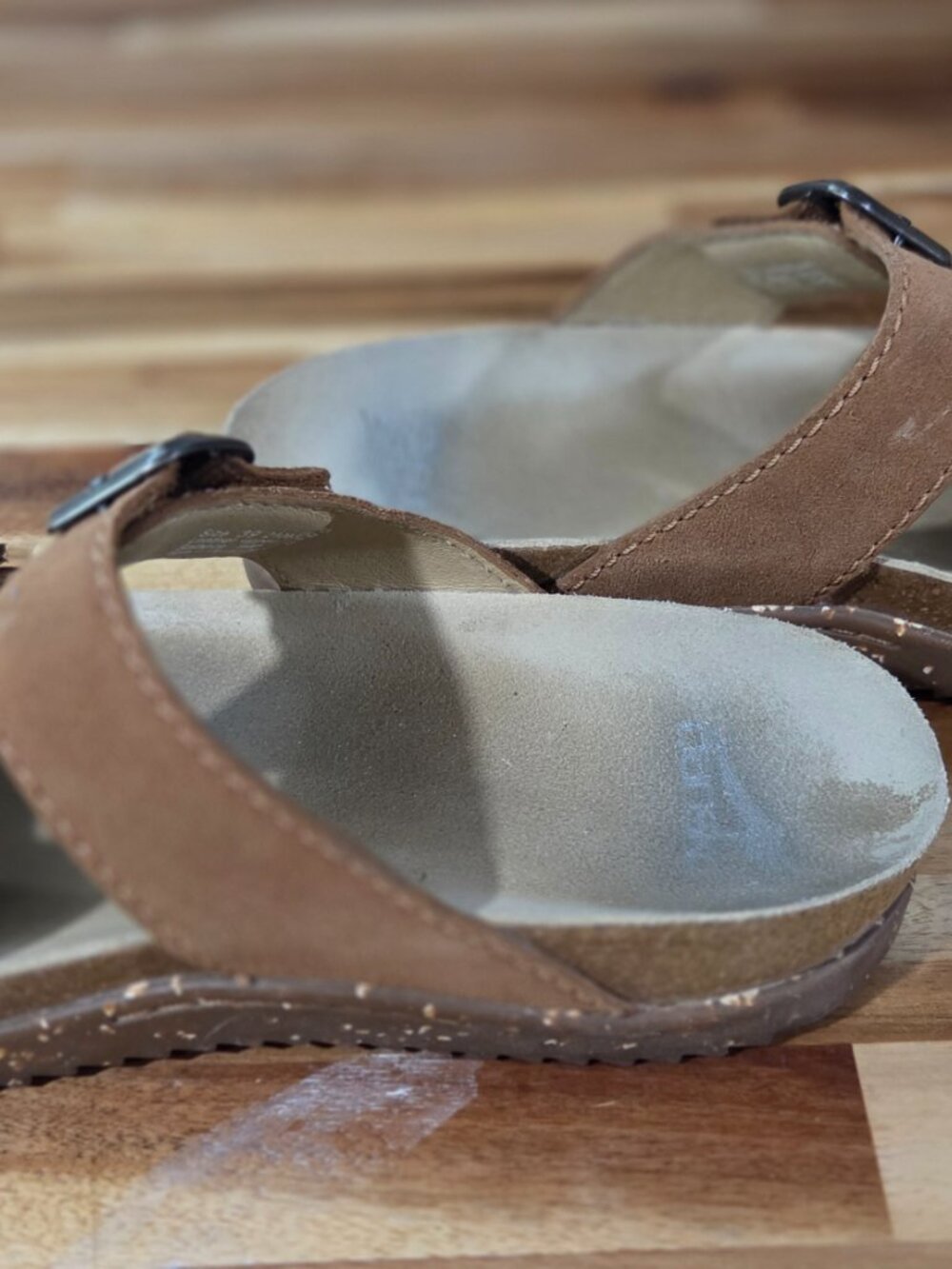 Women's Dansko Tan Suede Dayna Sandals Sz 39 - Picture 6 of 7
